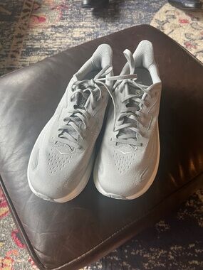 Hoka Clifton  Men's Light Gray Athletic Running Shoes